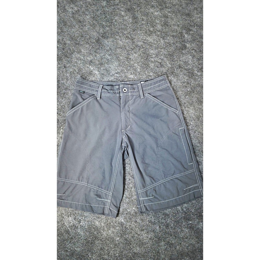 Kuhl Renegade Nylon Blend Stretch Hiking Shorts Mens Size 32 Gray Outdoor Hiking